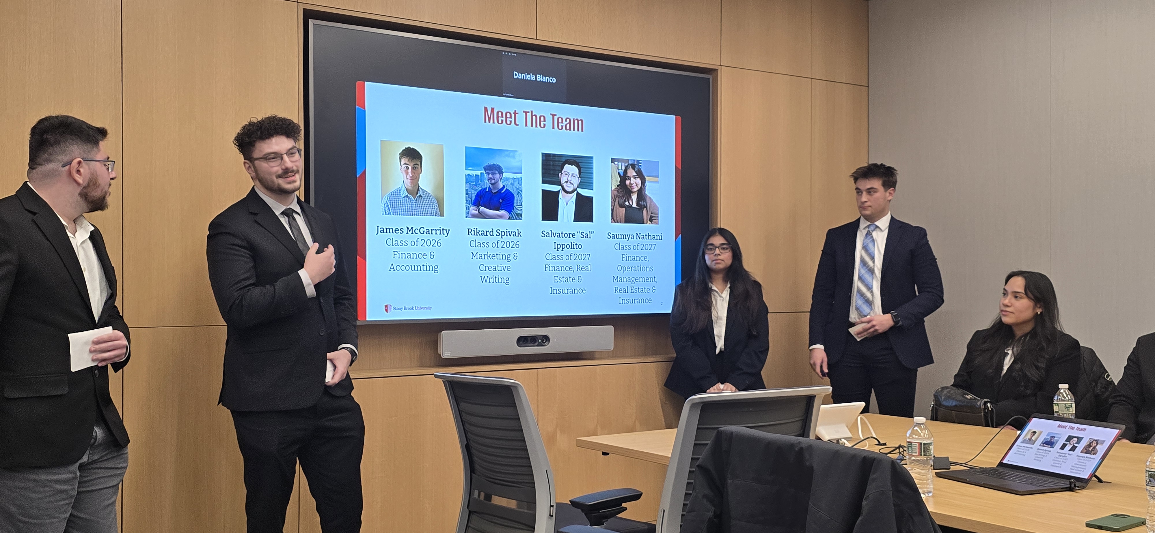 SUNY Stony Brook University College of Business Honors Students at Teachers Federal Credit Union HQ