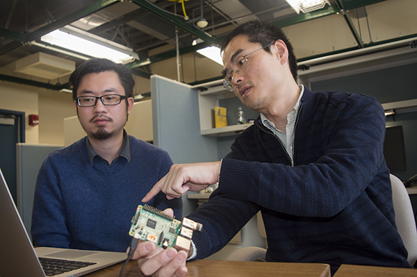 Professor Fan Ye works on hardware and software that leverages the Internet of Things