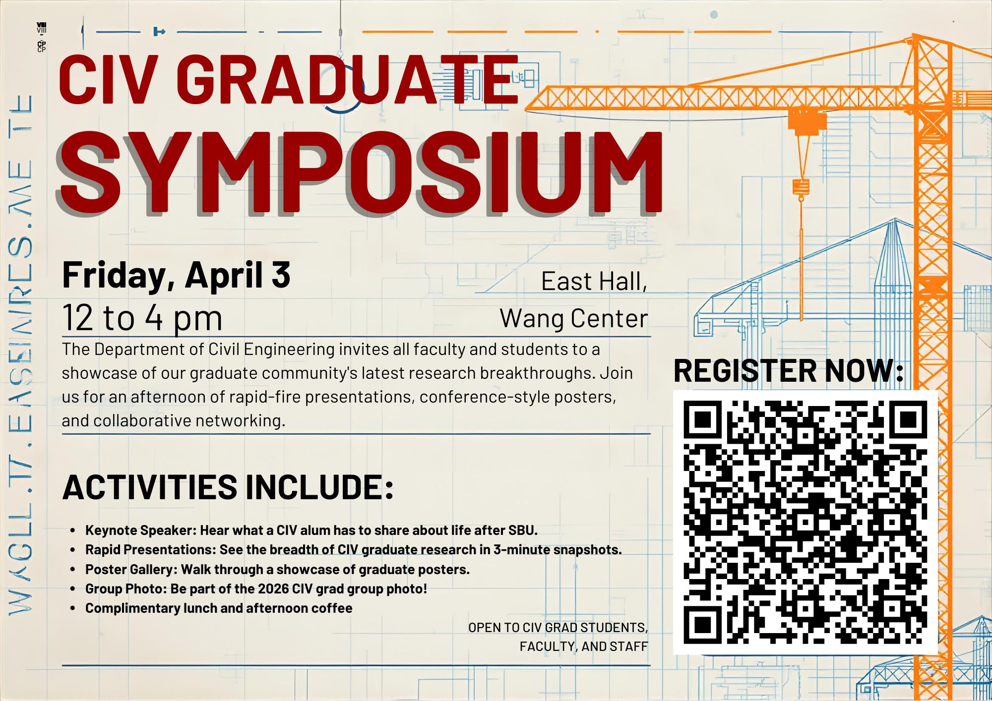 CIV Grad Symposium Event Flyer