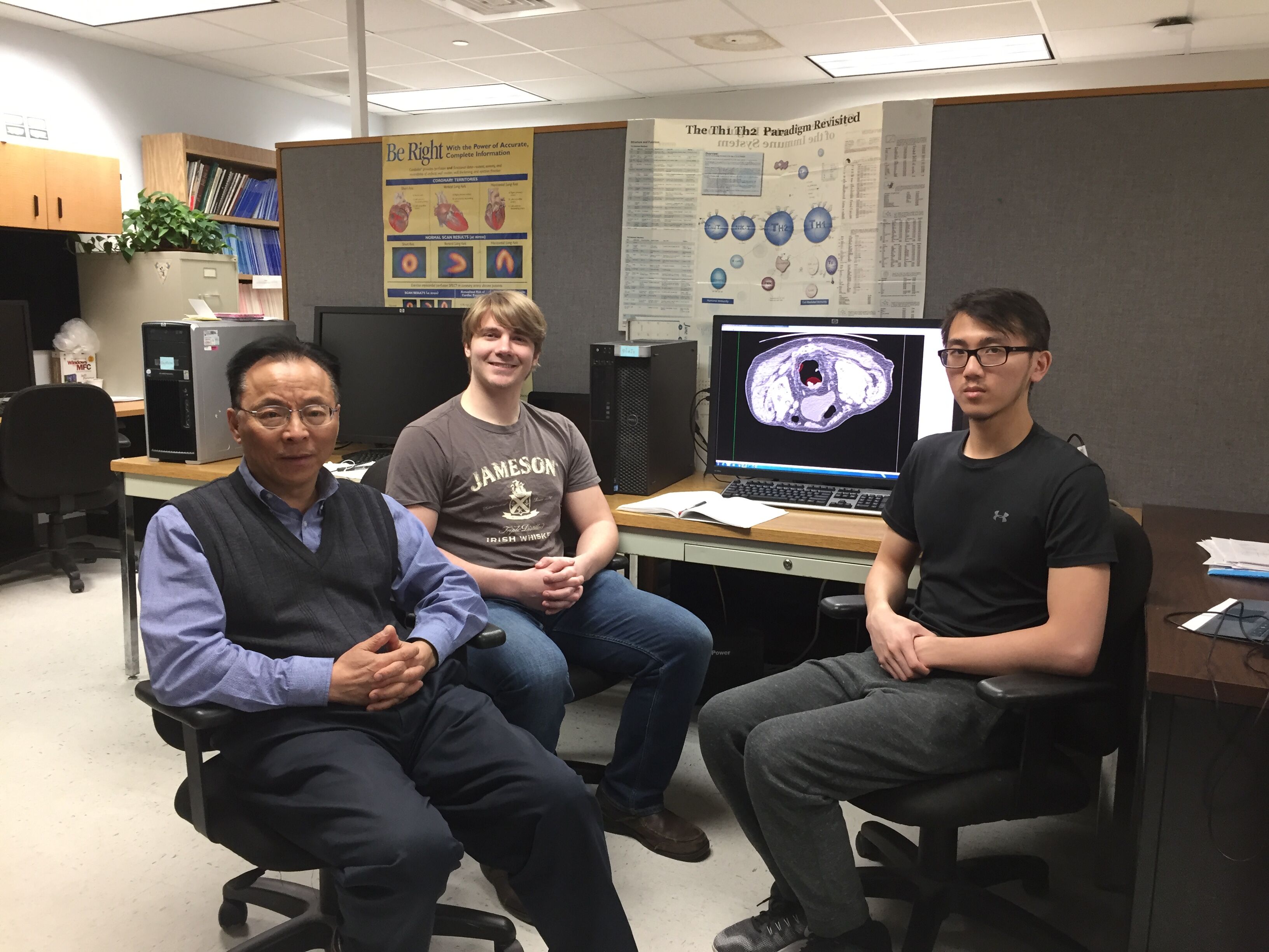 Prof. Jerome Liang, Marc Pomeroy, and Kenneth Ng