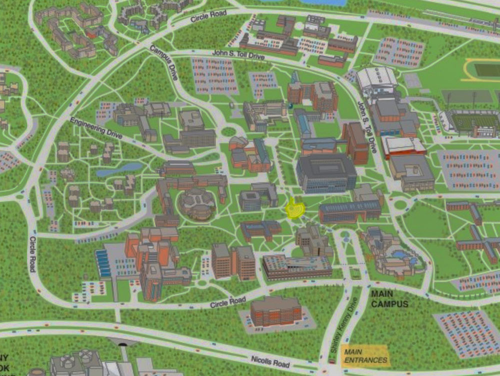 Map of Stony Brook Campus